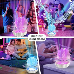 Shell Lamp with Bluetooth Speaker